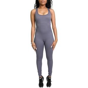 Women’s Wallace Athletics Ribbed Athletic Bodysuit with Built-In Bra Activewear